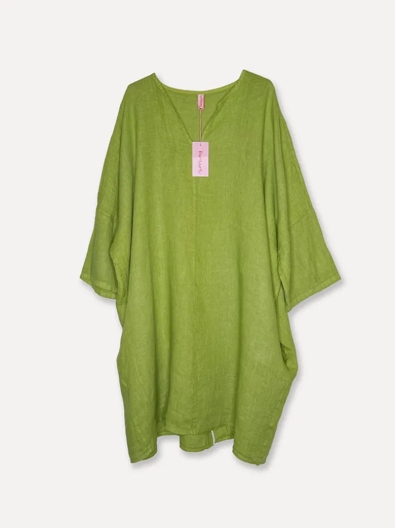 4975 V-Neck Tunic, Olive Green