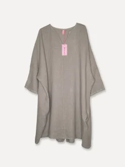4975 V-Neck Tunic, Taupe