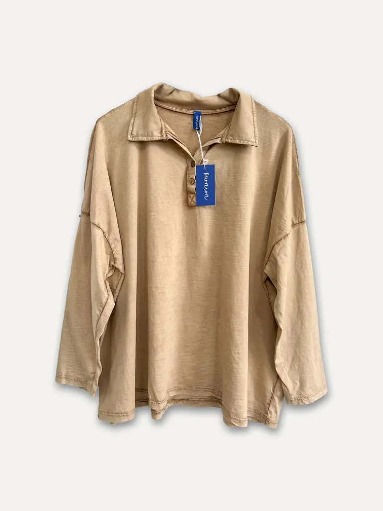 Weekend Vintage Shirt, Camel