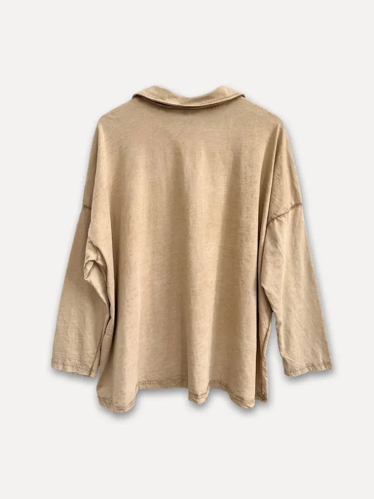 Weekend Vintage Shirt, Camel