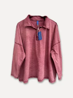 Weekend Vintage Shirt, Raspberry