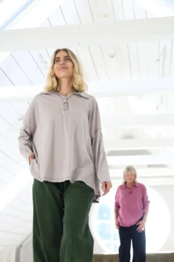 Weekend Vintage Shirt, Taupe