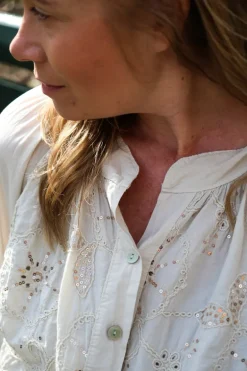 Wow Blouse, Beige