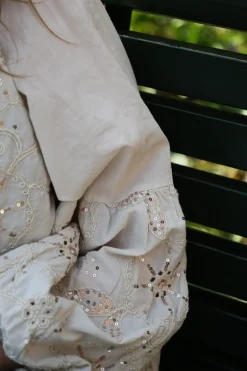 Wow Blouse, Beige