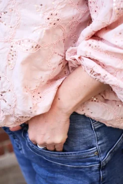 Wow Blouse, Dusty Pink