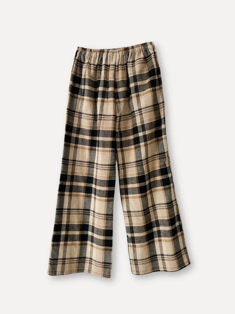 X-Mas Magic Soft Pants, Beige/Black