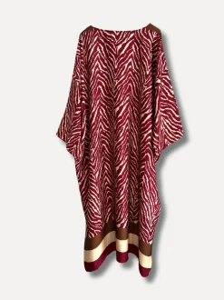 Zebra Stripe Dress, Fuchsia