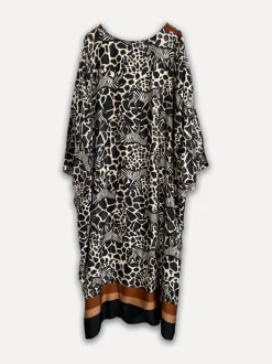 Zebra With Friends Dress, Black